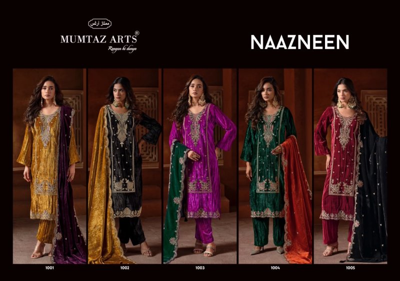 Rangon Ki Dunya By Mumtaz Arts Crush Velvet Salwar Kameez